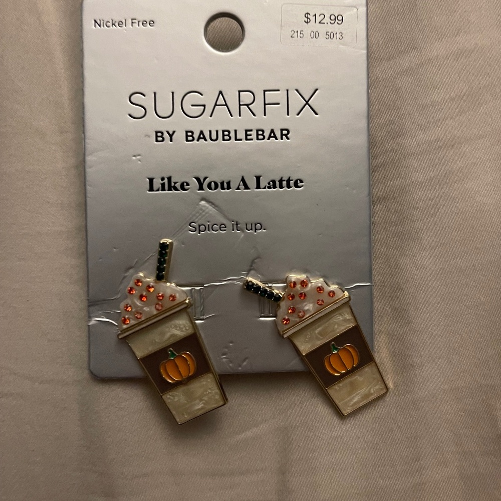 Latte earrings by SUGARFIX
